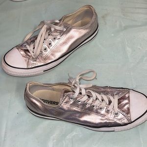 Metallic Pink Converse Size 11